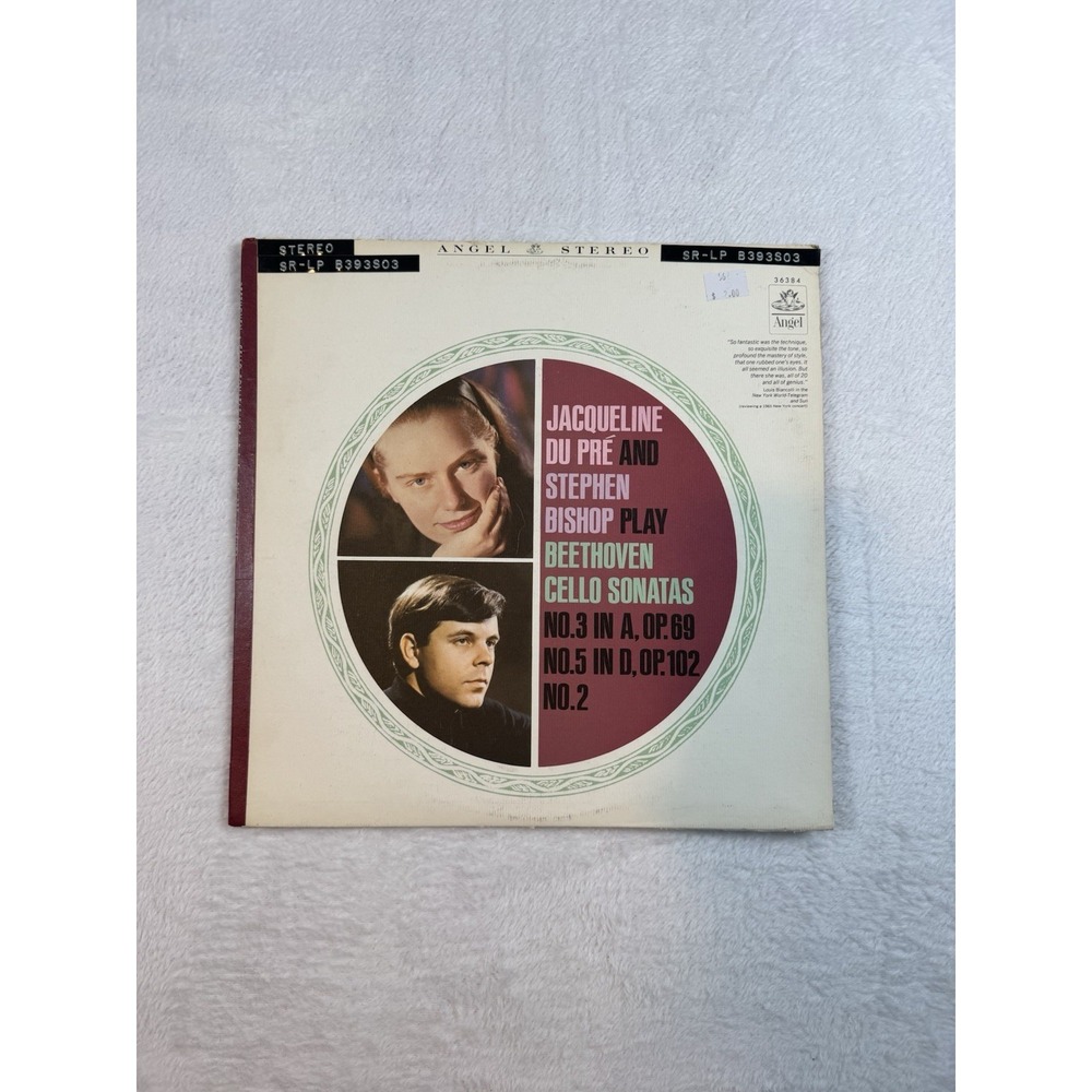 Jacqueline‎ DuPre/Stephen Bishop Play Beethoven-ORIG. 1966 Angel